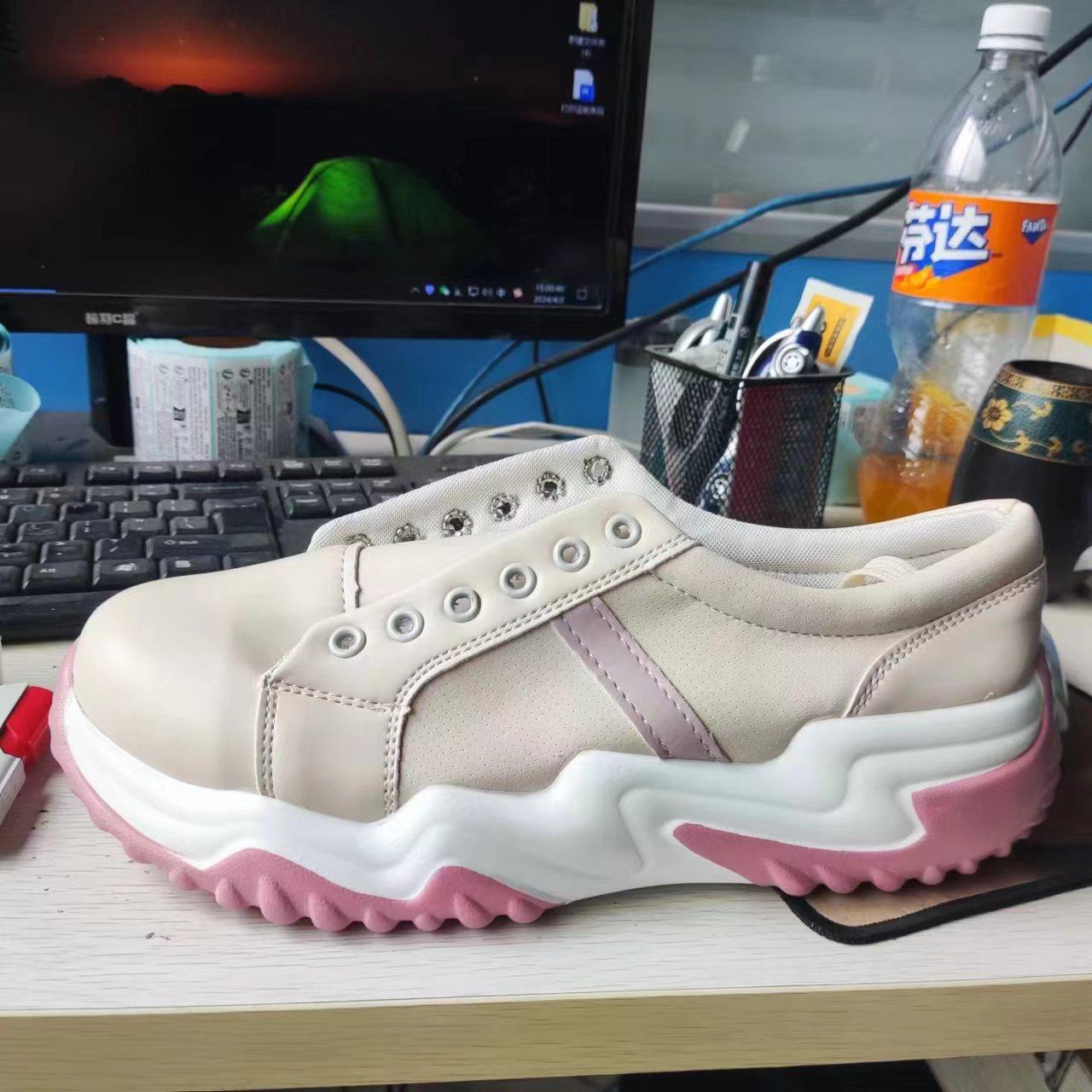 Sneskers Женская повседневная обувь на платформе Модная дышащая сетчатая обувь на плоской — фото 8