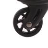 Trolley Casters Single Row 360 Degree Swivel Suitcase Silent Wheels 2pcs Black