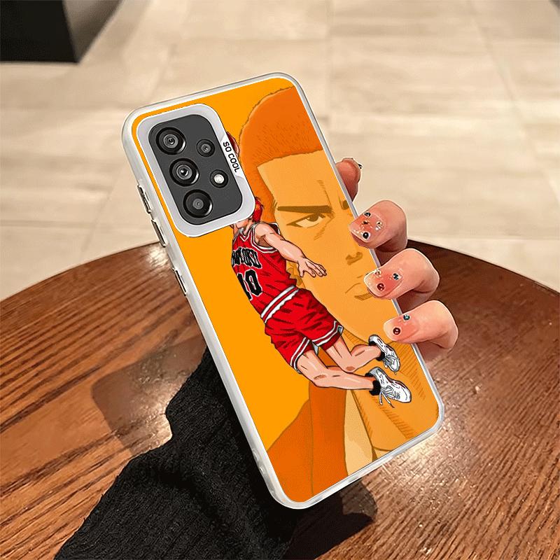 S-SLAM D-DUNK Anime Shockproof Phone Case for Samsung A17 A16 A15 A14 A37 A57 A36 A56 A26 A35 A55 A25 A34 A54 A24 A13 A23 A33 A5