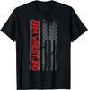 Arm Wrestling Patriotic American Flag Gift Unisex T-Shirt