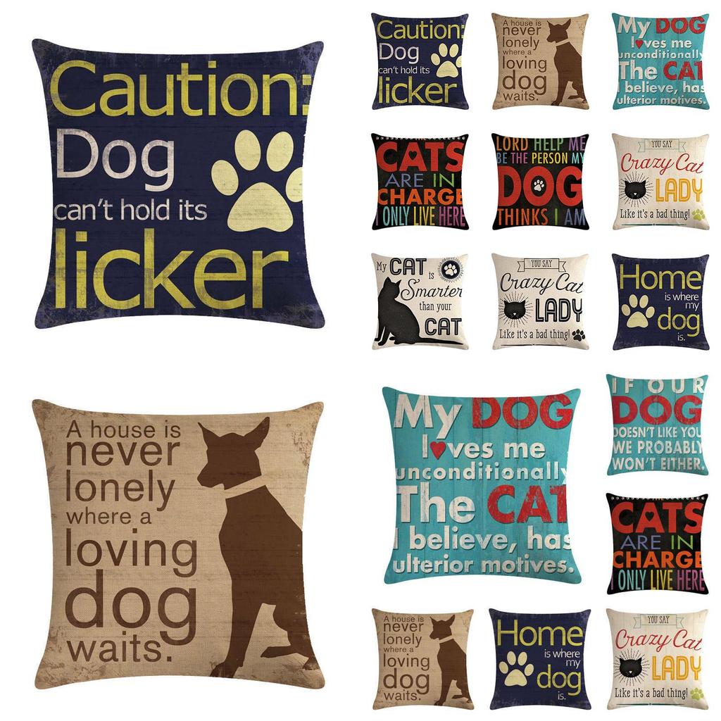 Versatile Cotton Linen Pillow Cover For Sofa Chair Car Seat Decoration