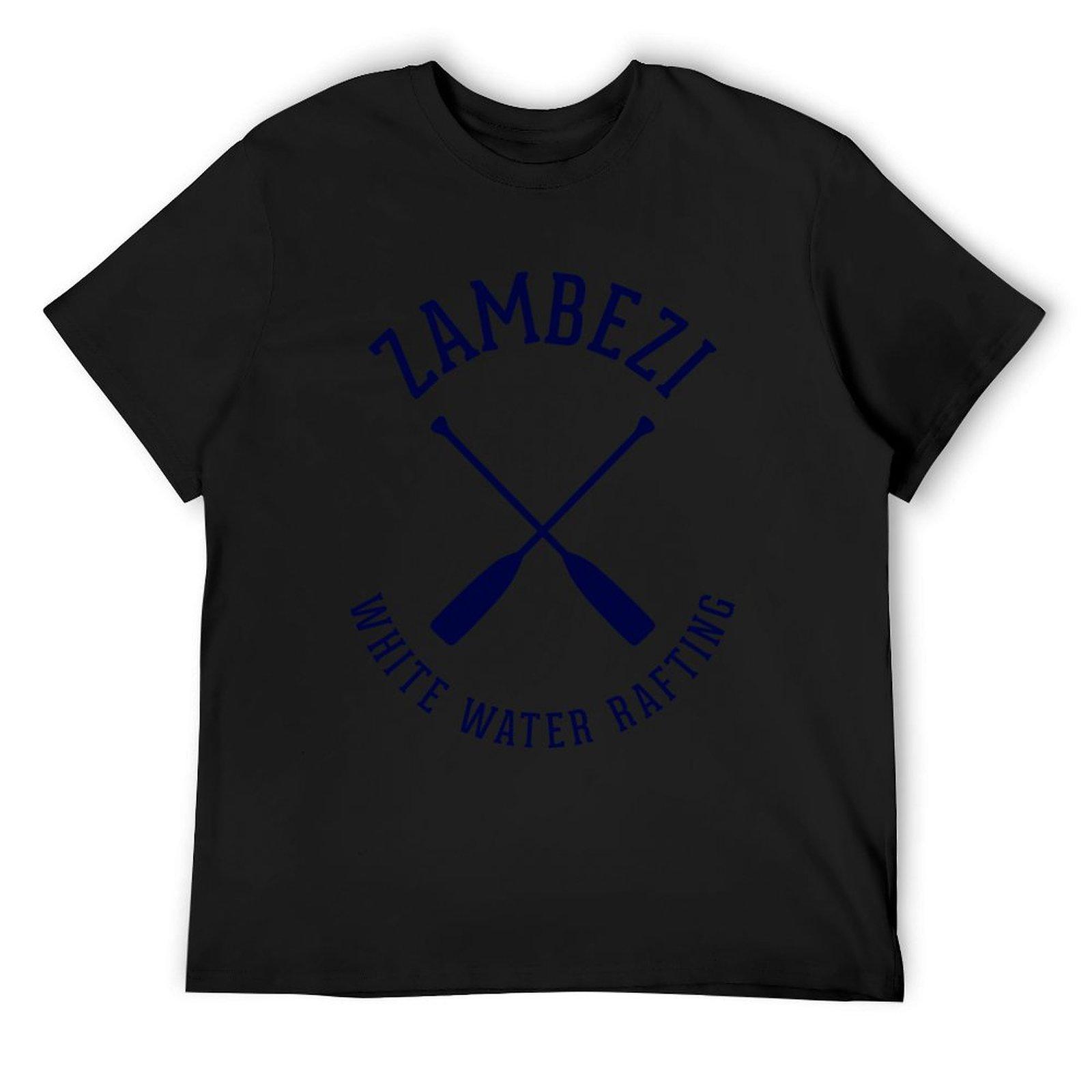 

Zambezi White Water Rafting T-Shirt vintage graphic tee plus size clothes customizeds oversizeds fruit of the loom mens t shirts 4XL