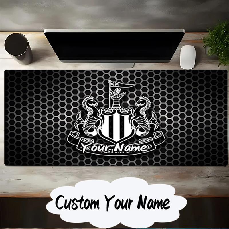 Custom Name Mouse Pad Dynamic Newcastle Football  Mouse Pad, Gaming Mouse Pad, Keyboard Pad, Desk Decor for Computer Notebook Fan Birthday Gift
