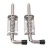 2 stuks 5,04 inch 304 Roestvrij Staal Deurveerbelaste Pinnen voor Deuren Kasten Ladekasten Heavy Duty