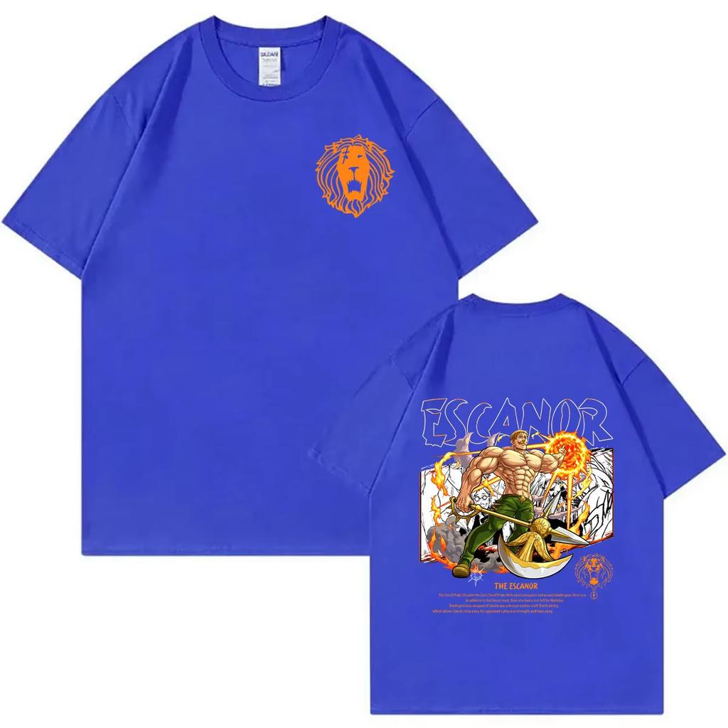Summer Hot Sale Anime The Seven Deadly Sins Tshirt Y2k Unisex Vintage Harajuku Hip Hop Tshirt Gothic Cotton Oversized Tshirt