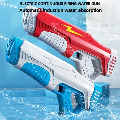 Elektrische Wasserpistole, Kinderspielzeug, automatisches Pumpen, induktive Wasseraufnahme, Schwimmspielzeug für Kinder im Freien mit großer Kapazität