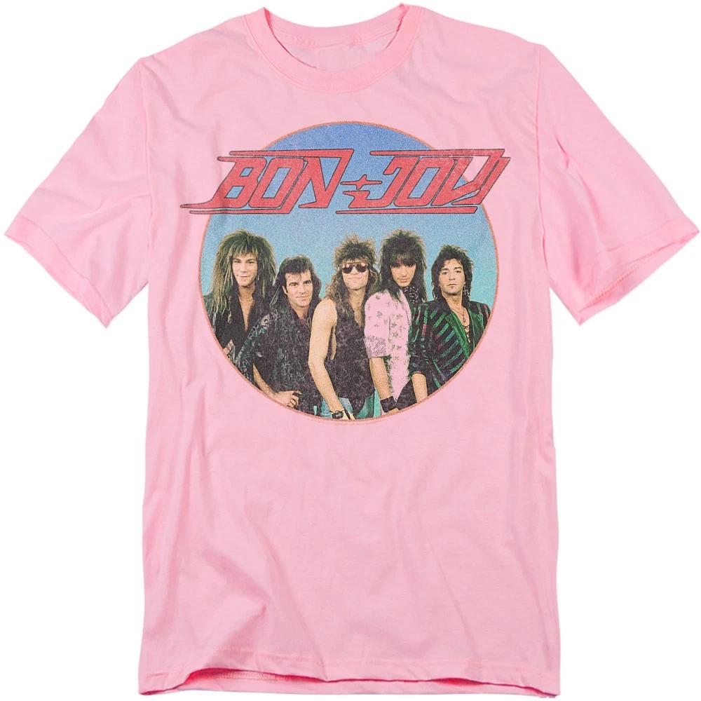 Bon Jovi Bon Sphere T-Shirt S-4XL, Pink L