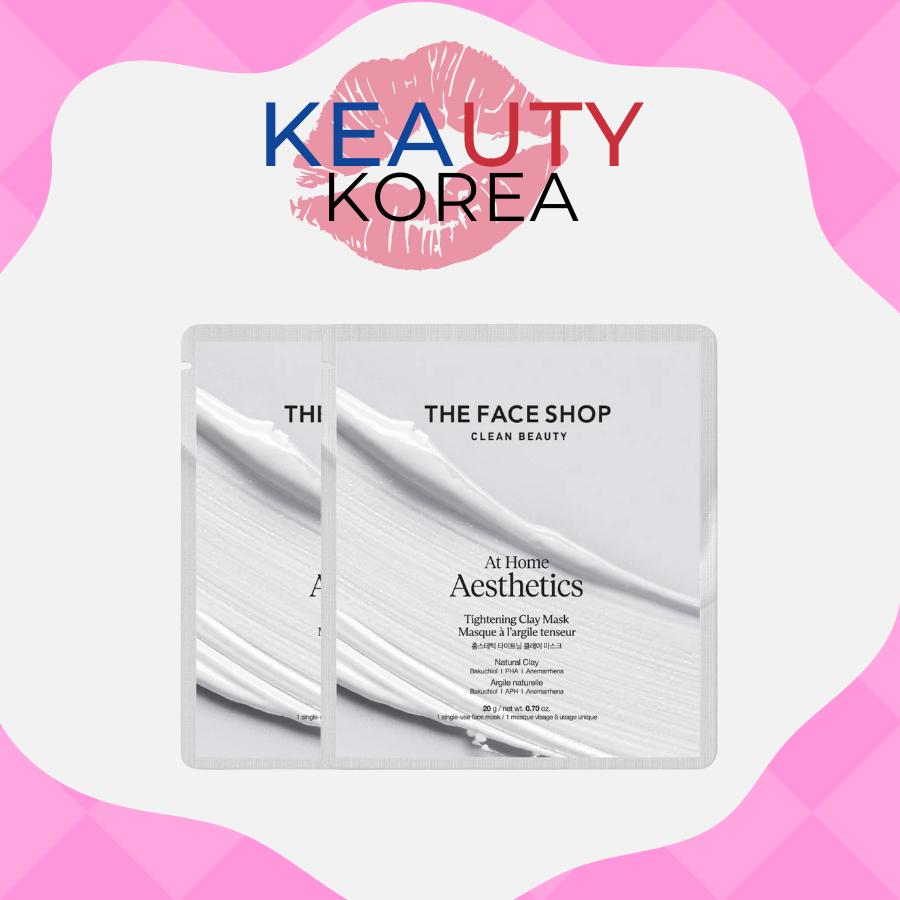 The Face Shop At Home Aesthetics Tightening Clay Mask 20g + 20g