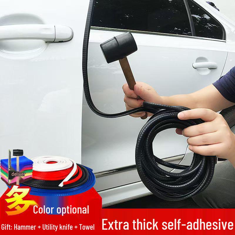 Universal Car Door Edge Protection Strip - Anti-Collision, Scratch-Resistant Rubber Guard
