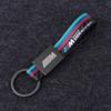 Carbon Fibre Leather M Sport Car Key Fobs Ring Key Chain for Bmw M Logo BMW E90 E91 E92 E93 E60 E61 F10 F07 E64 E63 Accessories lcmn88