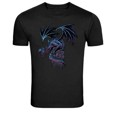 Fliegender Drache Fantasiewesen Grafik T-Shirt Mythisches Tier Tee