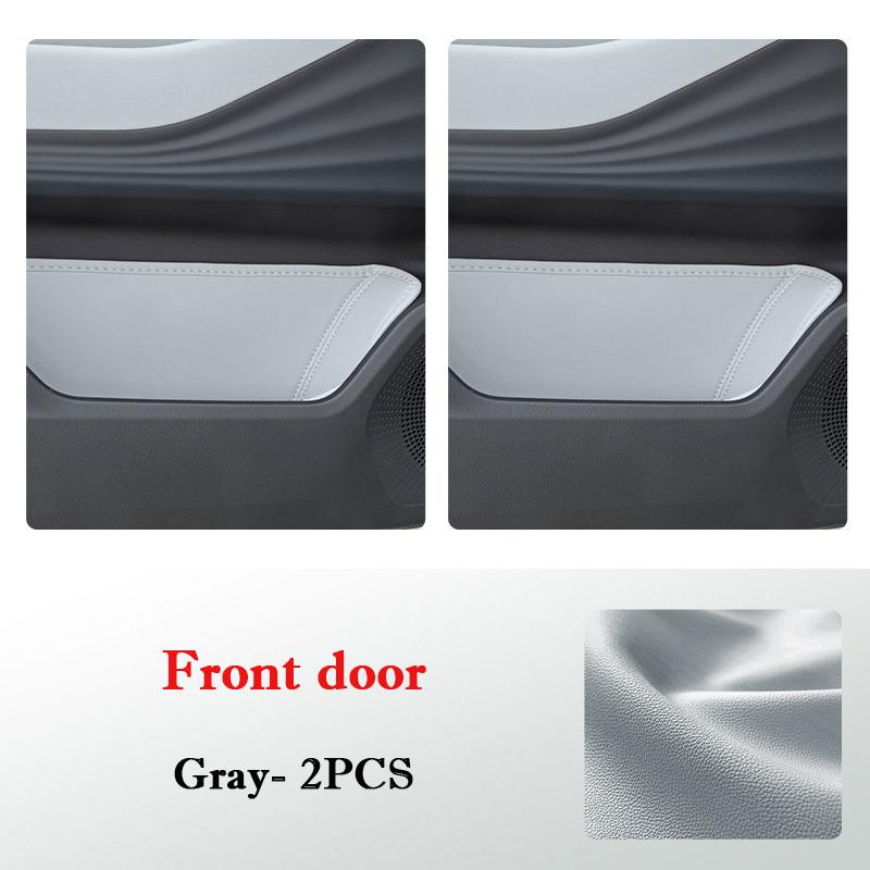 For Chery Tiggo 9 2026 Car Door Slot Storage Box Leather Protective Pad Cover Glove Box Storage Barrel Interior Accessories