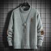 Chenille Sweater Men's Autumn and Winter New One-piece Velvet Soft Warm Top Plus Velvet Thickened Bottoming Sweater