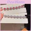 Geometrisches ovales Zirkon-Anhänger-Armband für Damen Modeschmuck Geschenk für das Büro