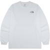 The North Face Letter Logo Round Neck Loose Long Sleeve T-Shirt Unisex Tops NT7TS01K