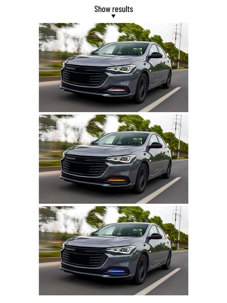Compatible Daytime Running Lights for 2018-2022 Chevrolet Cruze and Monza.