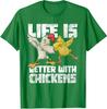 Funny Animal Farmer Dabbing Rooster Dab Hen Chicken Unisex T-Shirt