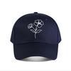 Blue Floral Baseball Cap Baseball Cap Fashion Unisex Sunhat Womens Outdoor Sports Snapback Cap