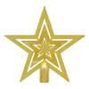 Golden Merry Christmas Star for Tree Topper - Decoration Items, Ornaments Props, Gifts for Women, Men, Kids, Girls
