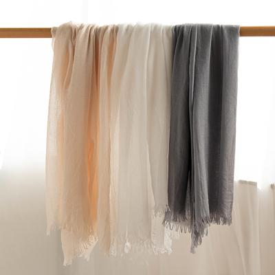 Spring And Summer New European And American Solid Color Thin Scarf, High-End And Versatile For Women, Long Air Conditioning Shawl, Sunscreen Scarf