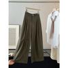 Women's High Waist Wide Leg Pants Pleated Flowy Casual Trousers Bottoms Loose