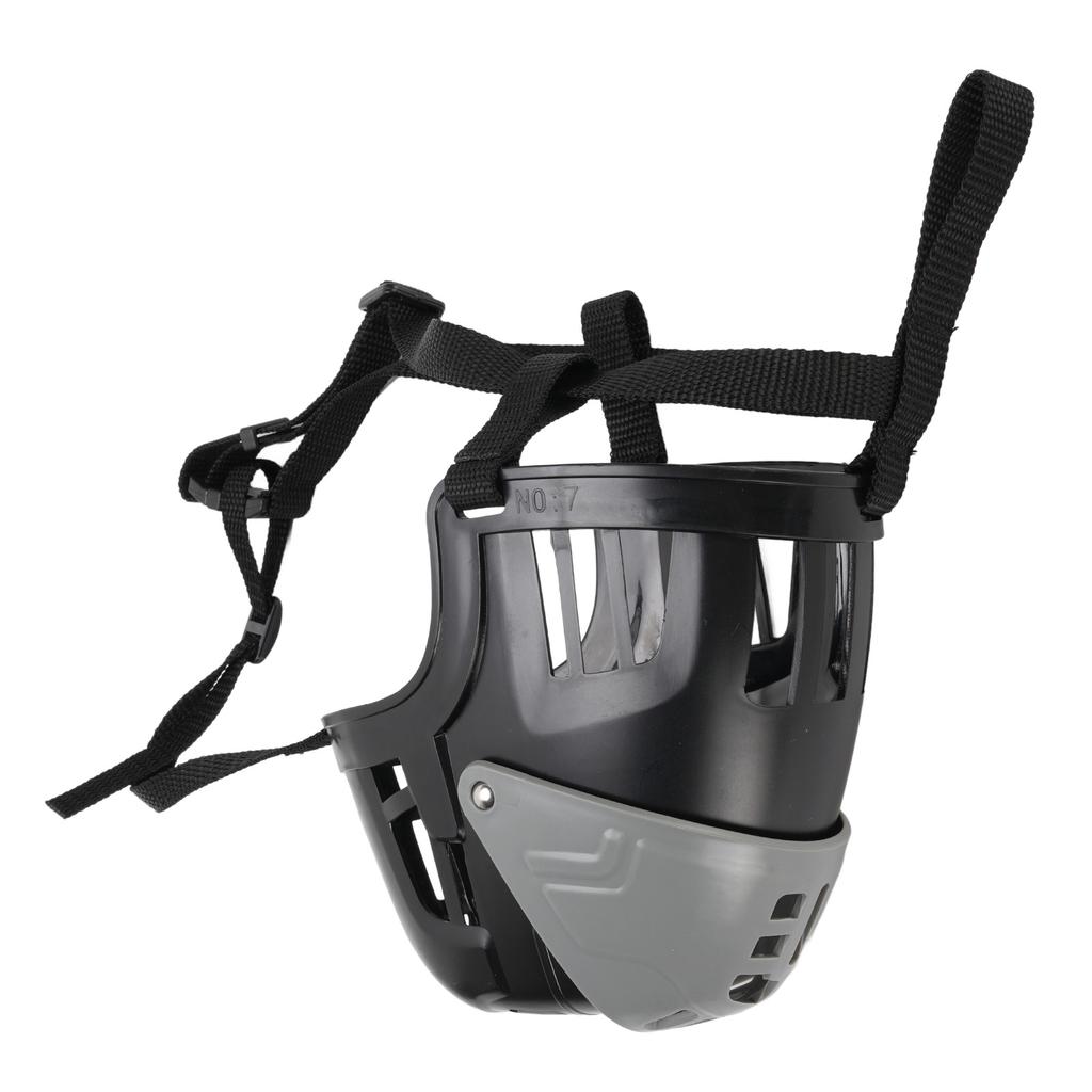 Dog Muzzle Anti Biting Prevent Barking Adjustable Breathable Plastic Dog Mouth Cover Cage