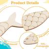 30 Unpainted Wooden Fish Templates DIY Artistic Projects Home Party Natural Design