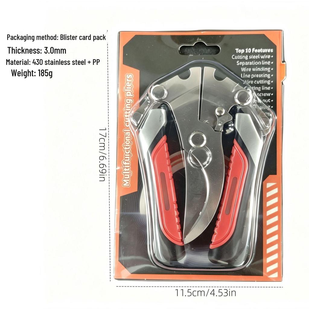 Stainless Steel Folding Pruning Shears for Tree, Flower & Fruit Branches