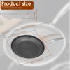 26/28cm Non-stick Frying Pan Stainless Steel Cooking Pot with Removable Handle Scratch-resistant for Induction and Gas Cooktops