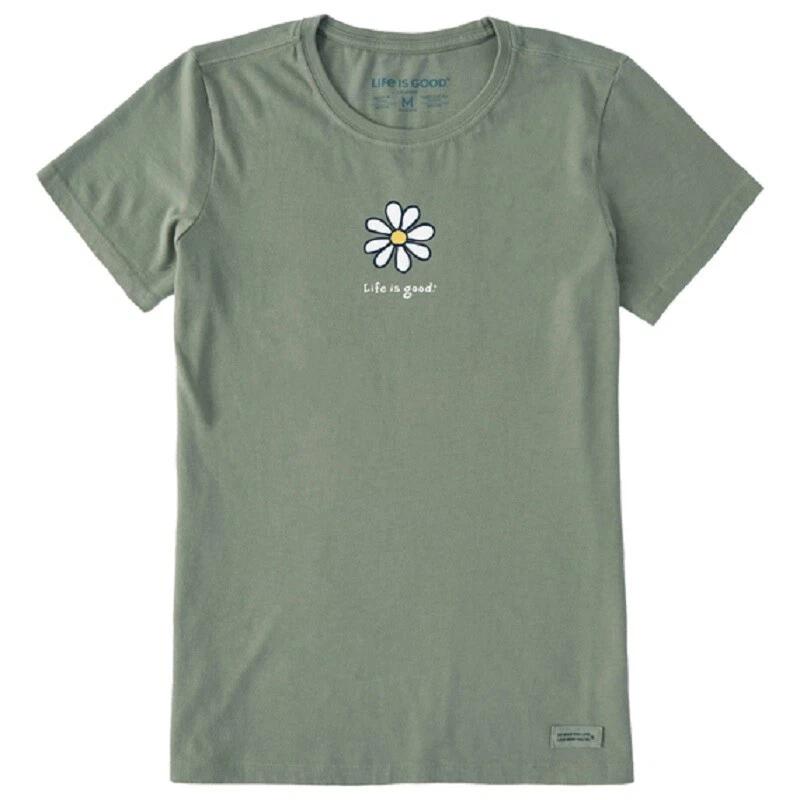 Life is Good. Women s LIG Daisy SS Crusher Tee, Sandy Yellow M