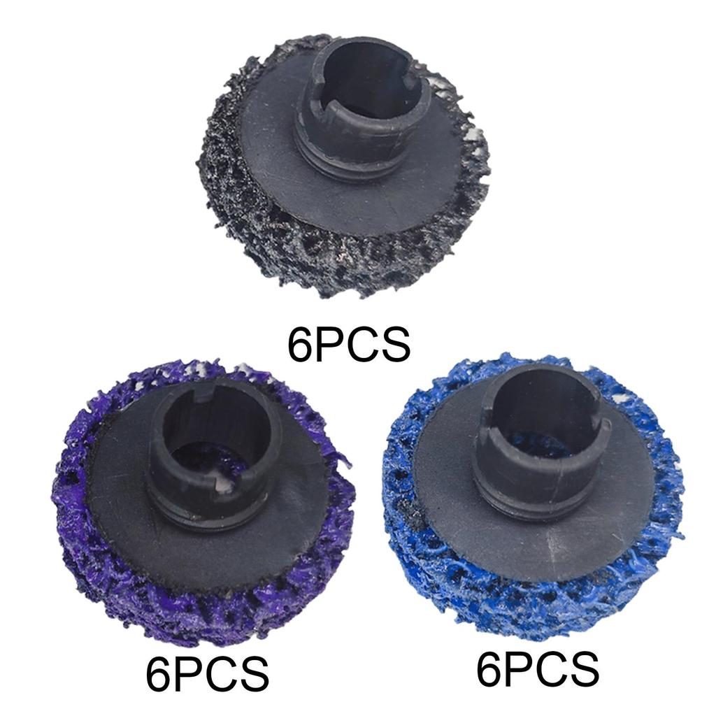 6Pcs Brake Hub Cleaning Discs Multiuse Sanding Pads Rust Removal Wheel Hub Tool for Automobile Drum Truck Rotor Trailer