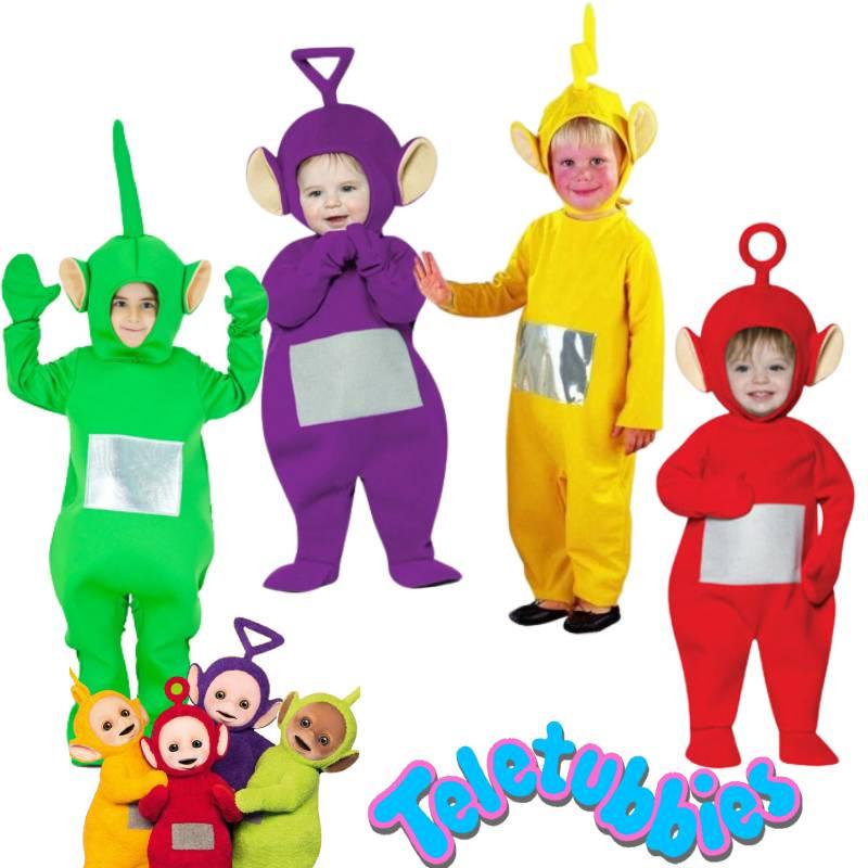 Teletubbies Costume Cosplay Birthday Halloween Party Children Cartoon Bodysuit