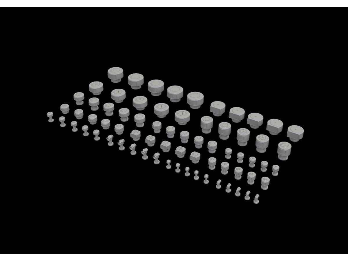 

Eduard 1/350 Brassin WWII Japanese Ventilators (14 Types x 5 Each) Plastic Model Parts EDU653018 (Ships)