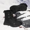 Popular Outdoor High-top Velvet Thickened Snow Boots Thermal Shoes Outdoor Non-slip and Wear-resistant Mountaineering Shoes