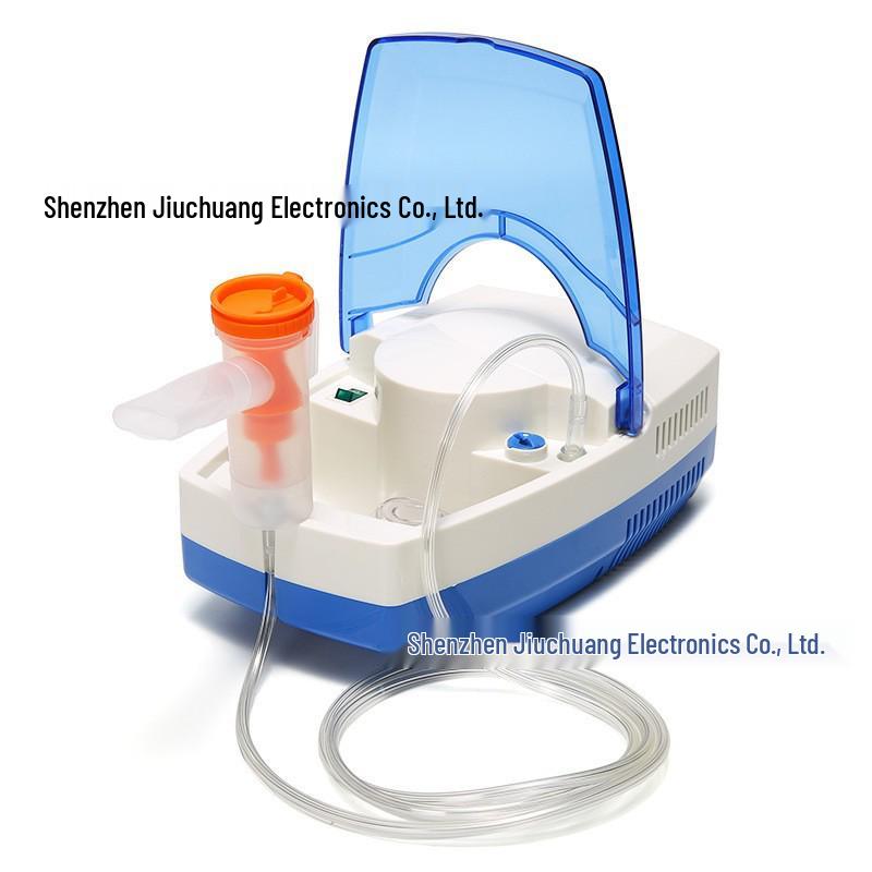 Portable Compressed Air Nebulizer Machine with Multi-Size Adapter for Pediatric and Adult Use