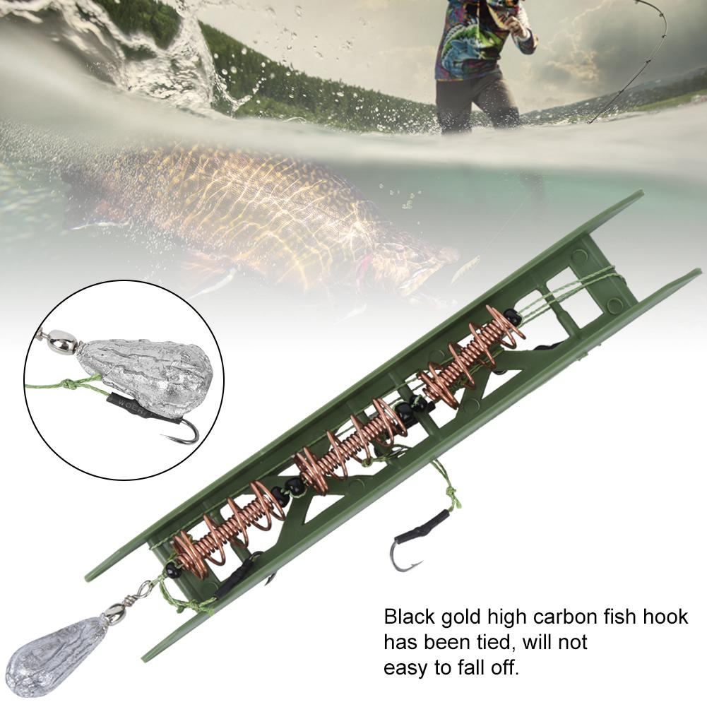 3Pcs 15g0.5oz Fishing Feeder Bait Cage Spring Holder with  Sinker for Fish Carp