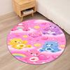 Bear Printed Round Rug Carpet Chair Rug Area Rug Entryway Doormats,for Office Chair Living Room Bedroom Kitchen Room.