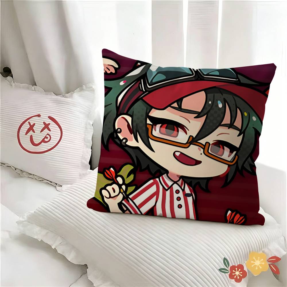 Pc Anime GGnosia Pillow Case Fashion Square Pillowcase Bedroom Sofa Room Ins Decoration Leisure