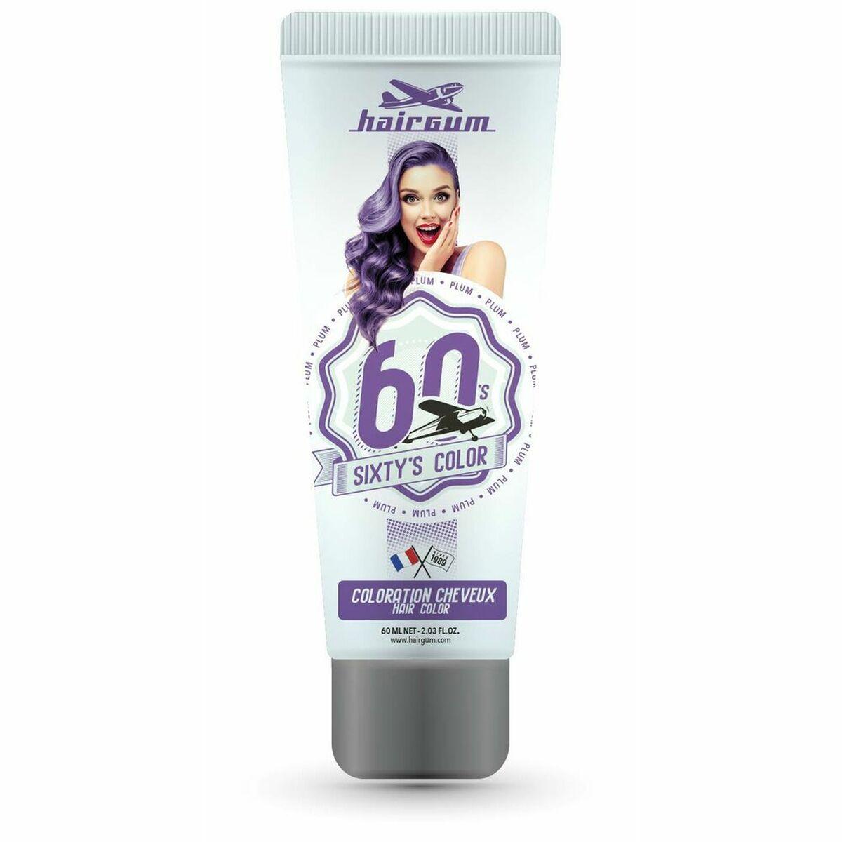 

Coloration Semi-permanente Hairgum Sixty s Color Prune (60 ml)