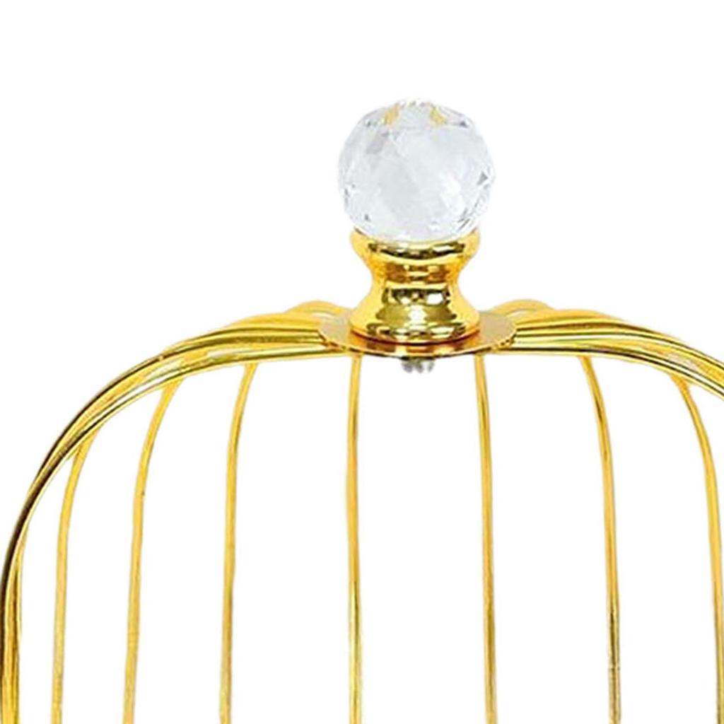 Bird Cage Cake Dessert Stand Decorative Serving Tray Metal Portable Cupcake Stand for Wedding Party Birthday Afternoon Decor