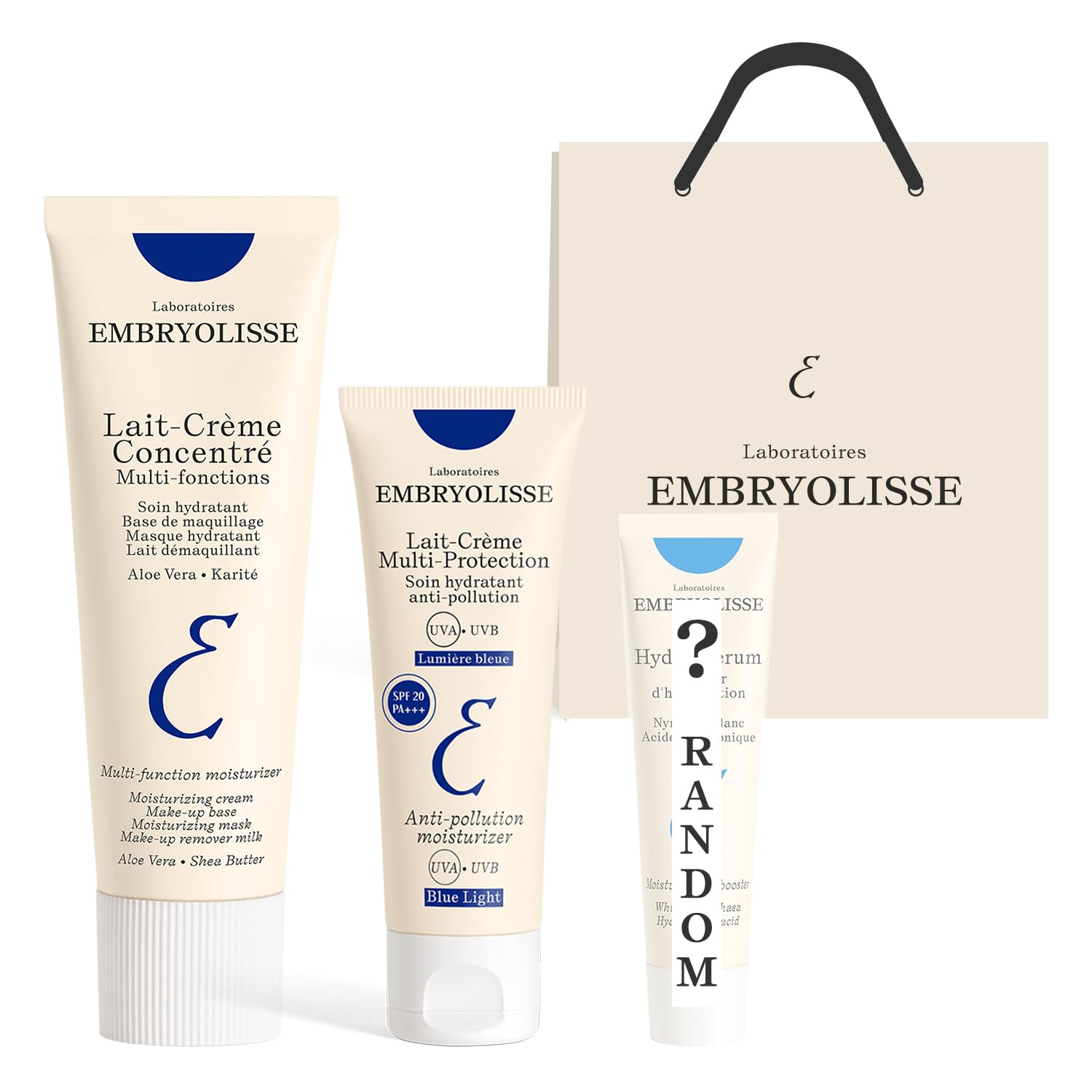 

Embryolisse Amazon Exclusive HAPPY BAG 2025 Lucky Bag Солнцезащитный увлажняющий крем для макияжа Предотвращение сухости кожи Уход за кожей с блеском [Оригинальный продукт] белый