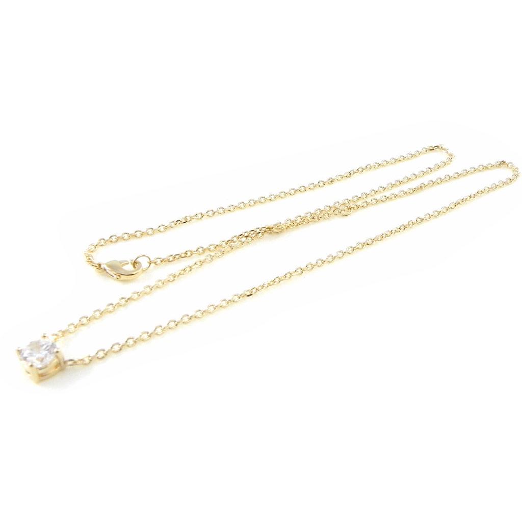 Les Trésors De Lily [B9854] - Gold Plated Necklace 'Essentiel' Golden White - 5 Mm