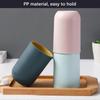 4 pièces Support de Brosse à Dents, Tasses en Plastique 330ml Réutilisables Lave-Vaisselle Sûr Gobelet Organisateur de Salle de Bain Rangement Pour Dentifrice