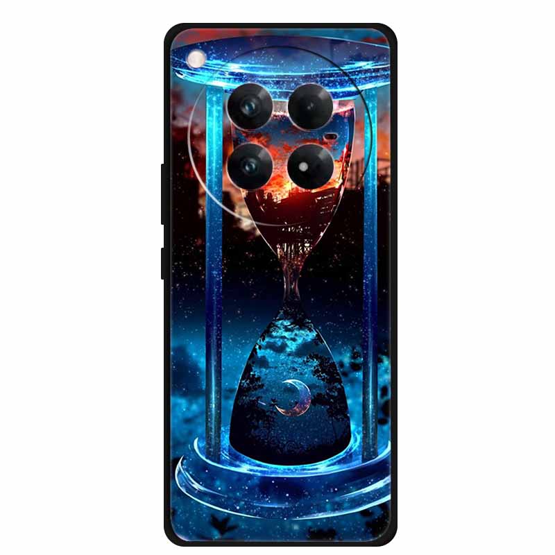 For Infinix Zero 40 5G Case Black Silicone TPU Painted Planet Cover Luxury Animal Case For Infinix Zero 40 4G Luxury FlowerFunda