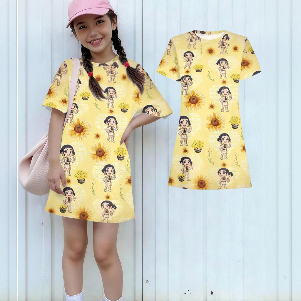Children's Girls' Fashionable And Casual Sleeping Dress
