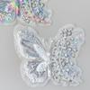 Colored Staple Sequins Butterfly Cloth Stickers Organza Lace Patch Decorative Clothes Skirts Decal Accessories
