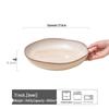 Japanese Retro Ceramic Open Bowl – Glossy Vegetable, Salad & Soup Bowl, Simple Large Tableware