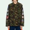 OFF WHITE Camoflage Arrows Patch Sleeves Jacket OMEL001S187340129901
