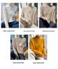 Women's Cashmere Half-High Neck Sweater - Thickened, Loose, Slimming Autumn/Winter Knit Pullover.