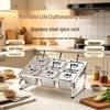 Stainless Steel Compartmented Seasoning Box